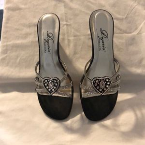 Rhinestone dress shoe